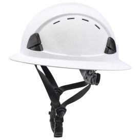 Radians RHF2V Dareware X Type II Class C Vented Full Brim Safety Helmets - Ratchet Suspension - Ice