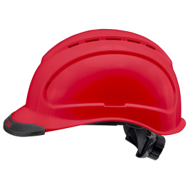 Radians RHH6V Hypeman Vented Cap Style Hard Hat - Ratchet Suspension - Red