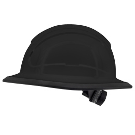 Radians RHJ6 The Judge Full Brim Hard Hat - Ratchet Suspension - Black