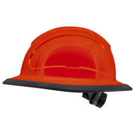 Radians RHJ6 The Judge Full Brim Hard Hat - Ratchet Suspension - Hi-Vis Orange