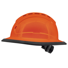 Radians RHJ6V The Judge Full Brim Hard Hat - Ratchet Suspension - Orange