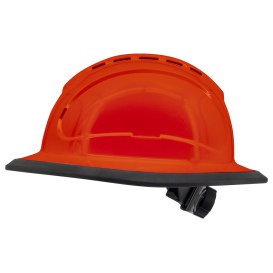 Radians RHJ6V The Judge Full Brim Hard Hat - Ratchet Suspension - Hi-Vis Orange
