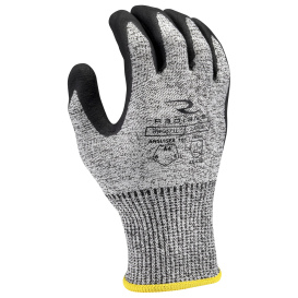 Radians RWG571 Cut Level A4 HPPE/Polyester Coated Work Gloves - Foam Nitrile Palm Dip