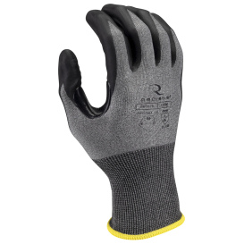 Radians RWG579 Cut Level A6 HPPE/Tungsten Shell Coated Work Gloves - Foam Nitrile Dotted Palm
