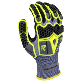 Radians RWG583 Cut Level A6 HPPE Work Gloves - TPR and Sandy Foam Nitrile