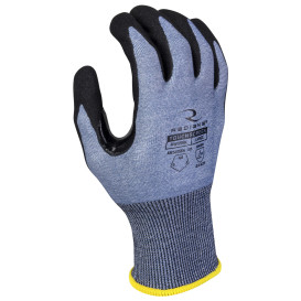 Radians RWG586 Cut Level A6 HPPE Shell Work Gloves - Sandy Foam Nitrile
