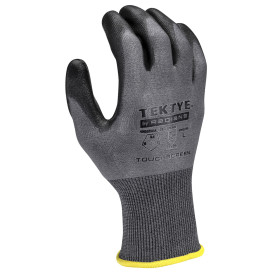 Radians RWG748 TEKTYE Cut Level A4 Touchscreen Polyurethane Palm Work Gloves