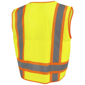 Radians SV69-2ZGM Type R Class 2 Two-Tone Surveyor Safety Vest - Yellow/Lime