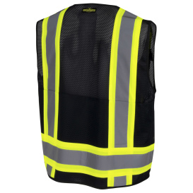 Radians SV6P Type O Class 1 Mesh Surveyor Safety Vest - Black