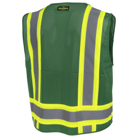 Radians SV6P Type O Class 1 Mesh Surveyor Safety Vest - Hunter Green