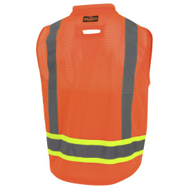 Radians SV72H-2ZOM Type R Class 2 Engineers Vest w/Earplug Management System - Orange