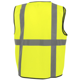 Radians SV7E Economy Type R Class 2 Solid Surveyor Safety Vest - Yellow/Lime