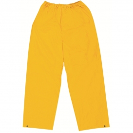 MCR Safety 200PW Classic Series Rain Pants - .35mm PVC/Polyester - Yellow