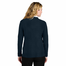 Port Authority LSW2850 Ladies Easy Care V-Neck Sweater - River Blue Navy
