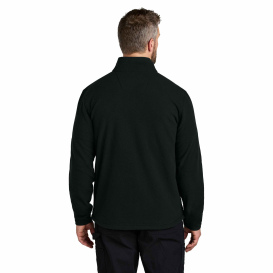 Carhartt CT106416 Textured Full-Zip Fleece Jacket - Black