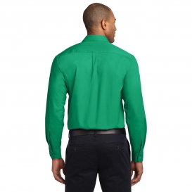 Port Authority S608ES Extended Size Long Sleeve Easy Care Shirt - Court Green