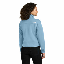 The North Face NF0A8C5H Ladies Double-Knit 1/2-Zip Fleece - Steel Blue