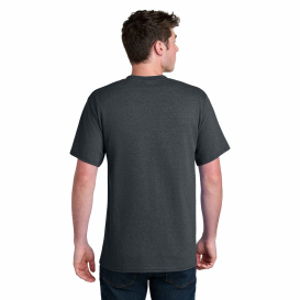 Port & Company PC01 Core Blend Recycled Tee - Dark Heather Grey