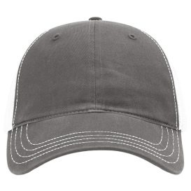Richardson 111 Garment-Washed Trucker Cap - Charcoal/White