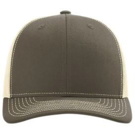 Richardson 112 Snapback Trucker Cap - Chocolate Chip/Birch