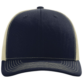 Richardson 112 Snapback Trucker Cap - Navy/Khaki