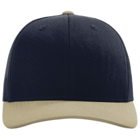 Richardson 112 Snapback Trucker Cap - Navy/Navy/Khaki