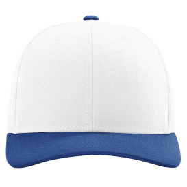 Richardson 112 Snapback Trucker Cap - White/White/Royal