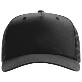 Richardson 112FPC Five-Panel Champ Trucker Cap - Black