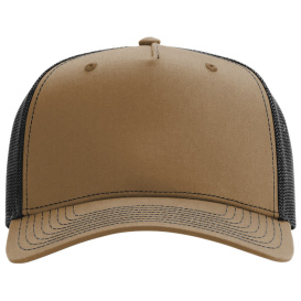 Richardson 112FPC Five-Panel Champ Trucker Cap - Caramel/Black