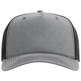 Richardson 112FPC Five-Panel Champ Trucker Cap - Heather Grey/Black
