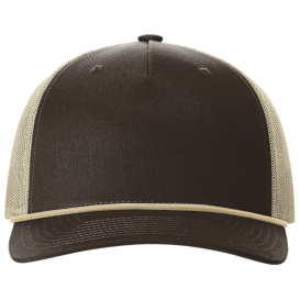 Richardson 112FPR Five-Panel with Rope Cap - Brown/Khaki/Khaki