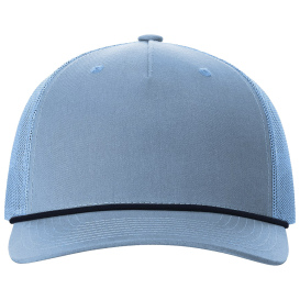Richardson 112FPR Five-Panel with Rope Cap - Columbia Blue/Navy