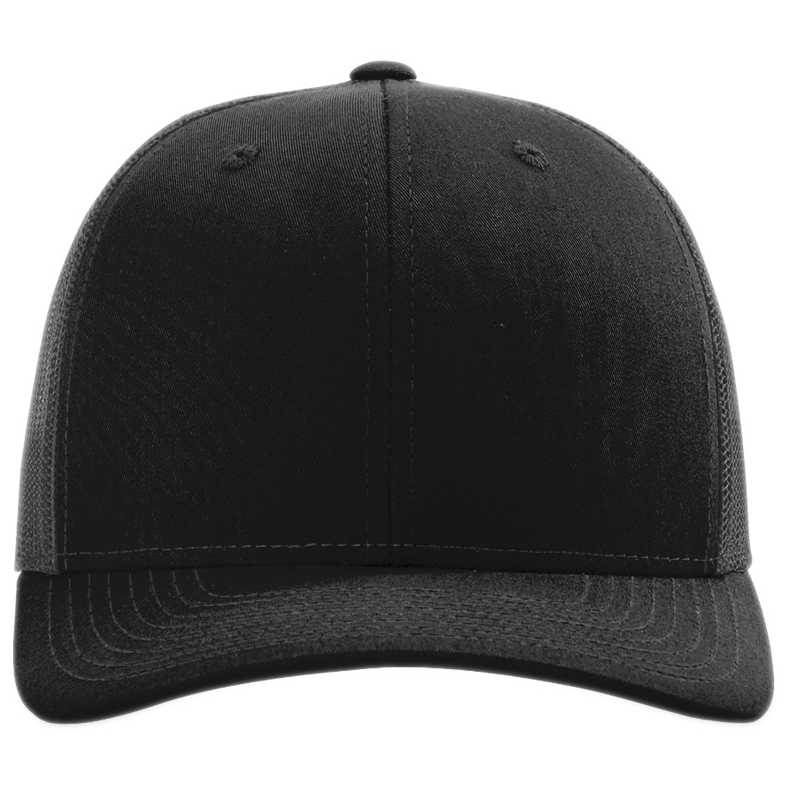 Richardson 112PL 112+ R-Flex Adjustable Trucker Cap - Black Graphite