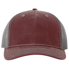 Richardson 112WH Hawthorne Cap - Burnt Red/Charcoal