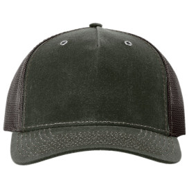 Richardson 112WH Hawthorne Cap - Dark Olive/Coffee