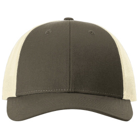 Richardson 115 Low Pro Trucker Cap - Chocolate Chip/Birch