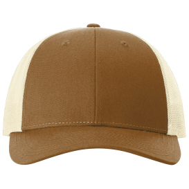 Richardson 115 Low Pro Trucker Cap - Caramel/Birch