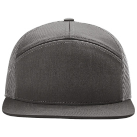 Richardson 168 Seven-Panel Trucker Cap - Charcoal