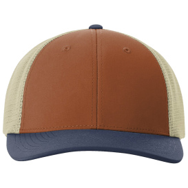 Richardson 173 Hood River Cap - Desert Orange/Light Khaki/Insignia Blue