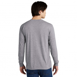 Jerzees 21LS Dri-Power 100% Polyester Long Sleeve T-Shirt - Athletic Heather