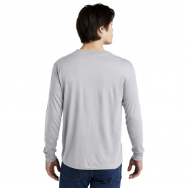 Jerzees 21LS Dri-Power 100% Polyester Long Sleeve T-Shirt - Silver