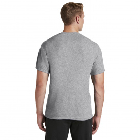 Jerzees 21M Dri-Power 100% Polyester T-Shirt - Athletic Heather POWER