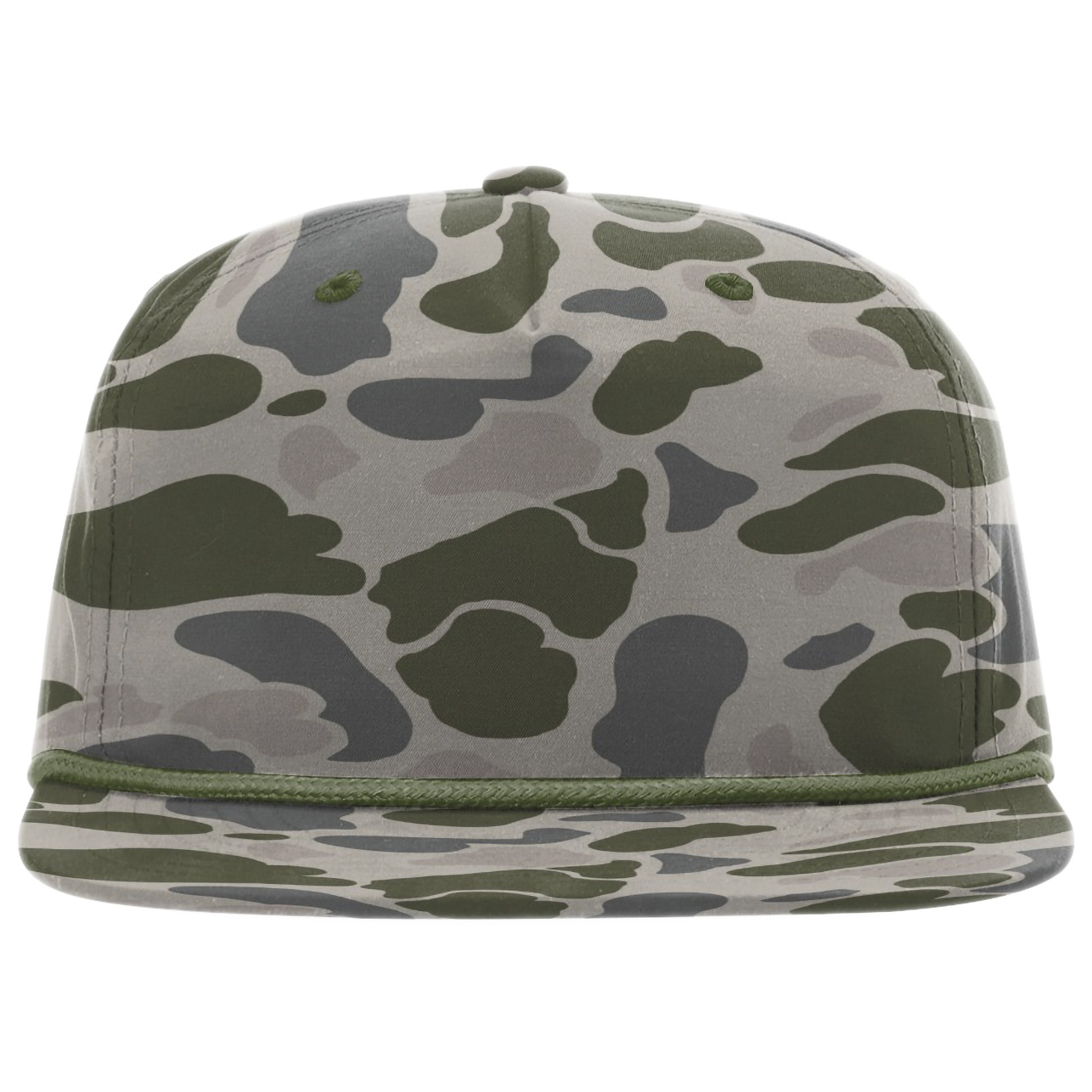 Richardson 256P Printed Umpqua Gramps Cap - Marsh Duck Camo/Army Olive