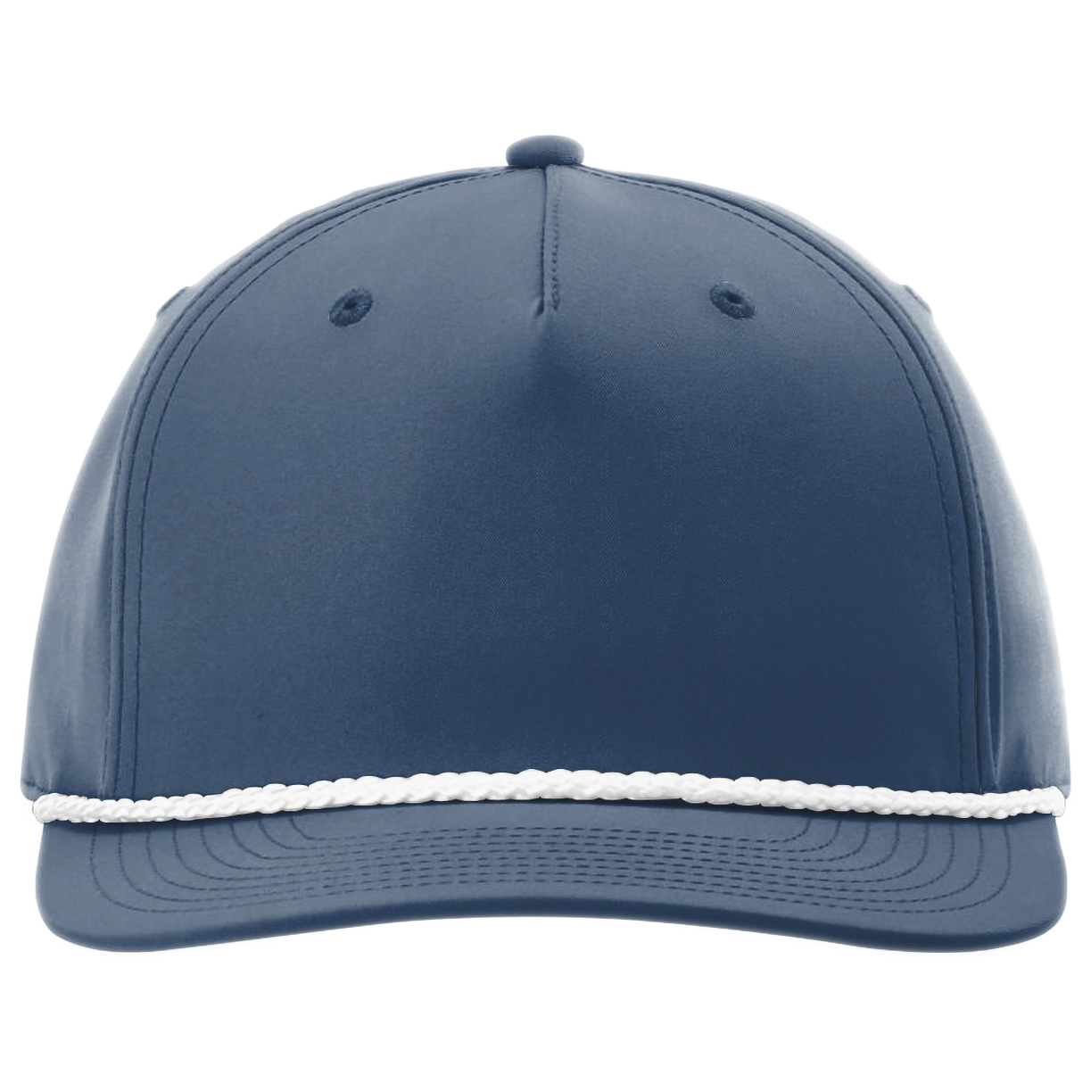 Richardson 258 Five Panel Classic Rope Cap - Light Blue/White
