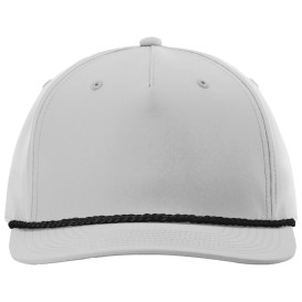 Richardson 258 Five Panel Classic Rope Cap - Light Grey/Black