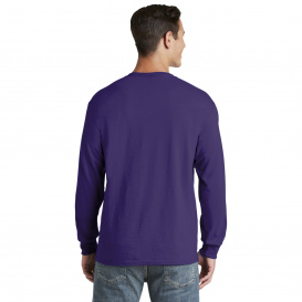Jerzees 29LS Dri-Power 50/50 Cotton/Poly Long Sleeve T-Shirt - Deep Purple