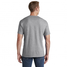 Jerzees 29MP Dri-Active 50/50 Cotton/Poly Pocket T-Shirt - Athletic Heather
