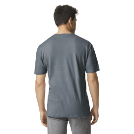 Gildan 3000 Light Cotton Tee - Heather Navy