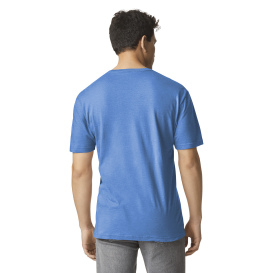 Gildan 3000 Light Cotton Tee - Heather Royal