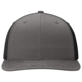 Richardson 312 Solid Twill Trucker Cap - Charcoal/Black